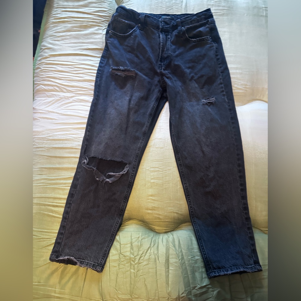 Wild Fable tapered  Distressed Dark Jeans - size 10